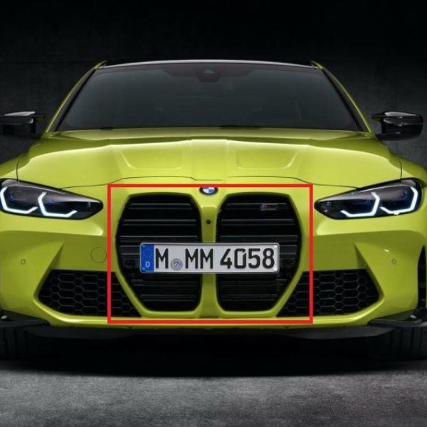 Original BMW G82 G83 M4 Competition Grill High Gloss Black Gril Hitam