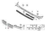 Original BMW E38 PRE-LCI Chrome Kidney Grill Asli - KANAN 51138125812 - Image 4