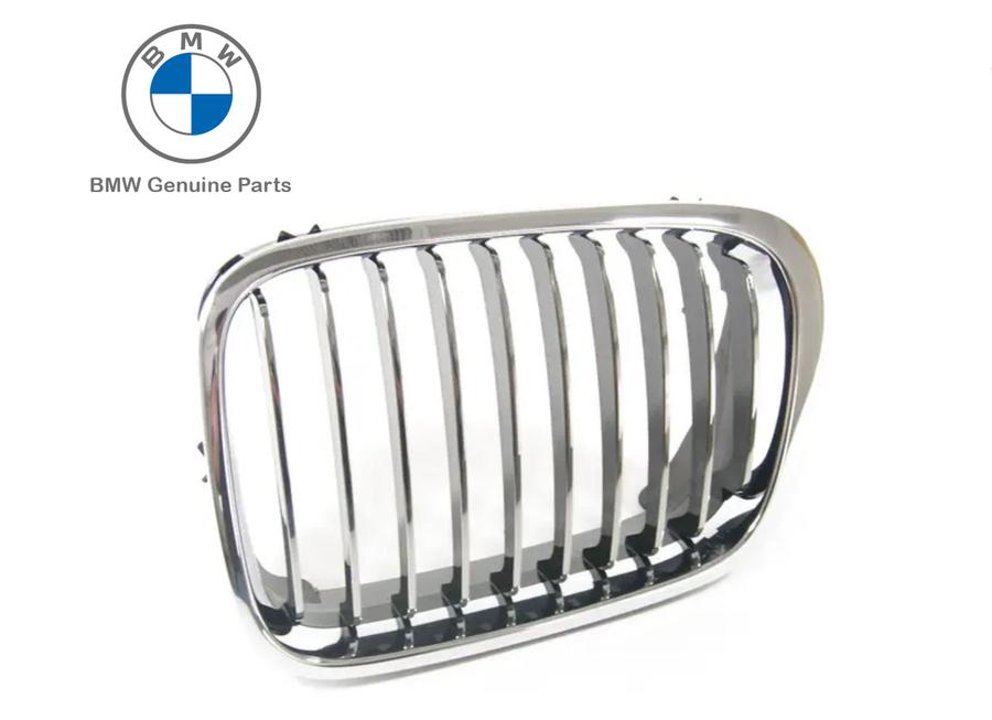 51138208489_A Original BMW E46 Pre-LCI 325i Chrome Kidney Grill KIRI 51138208489 - Image 1