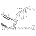BMW E46 318i Moulding Trim Lis Keliling Body Pintu Jendela Black KIRI - Image 6