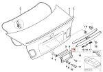 Original BMW Seal Gasket Trunk Lid Handle Bagasi E46 51138236267 - Image 4