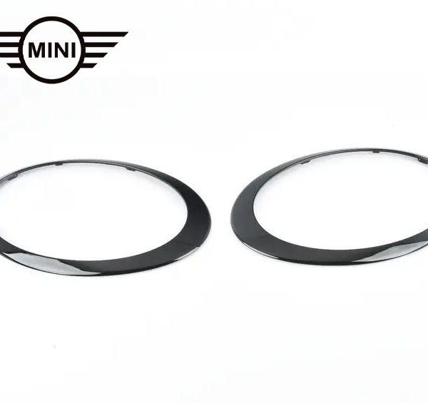 Original MINI Clubman F54 LCI Piano Black Headlight Ring Lampu