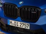 BMW G01 X3 F97 X3M LCI Kidney Grill High Gloss Black Gril Hitam