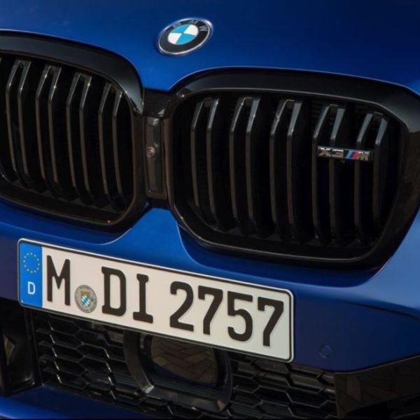 BMW G01 X3 F97 X3M LCI Kidney Grill High Gloss Black Gril Hitam