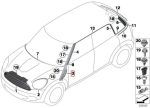 MINI Countryman R60 Side Scuttle Bingkai Sen Fender Piano Black KANAN - Image 6