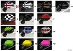 Original MINI F54 F55 F56 F57 F60 Union Jack Mirror Cap Cover Spion - Image 4