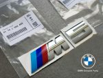 Original BMW E39 M5 Emblem Bagasi belakang mobil Chrome