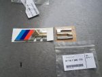 Original BMW E39 M5 Emblem Bagasi belakang mobil Chrome - Image 3