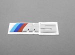Original BMW E39 M5 Emblem Bagasi belakang mobil Chrome - Image 5