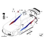 Original BMW G80 M3 M Performance Motorsport Decals Film Sticker Body - Image 4
