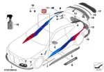 Original BMW G82 M4 M Performance Motorsport Decals Wrap Sticker Kit - Image 5