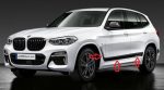 Ori BMW G01 X3 M Performance Foil Decals Sticker Body Frozen Black