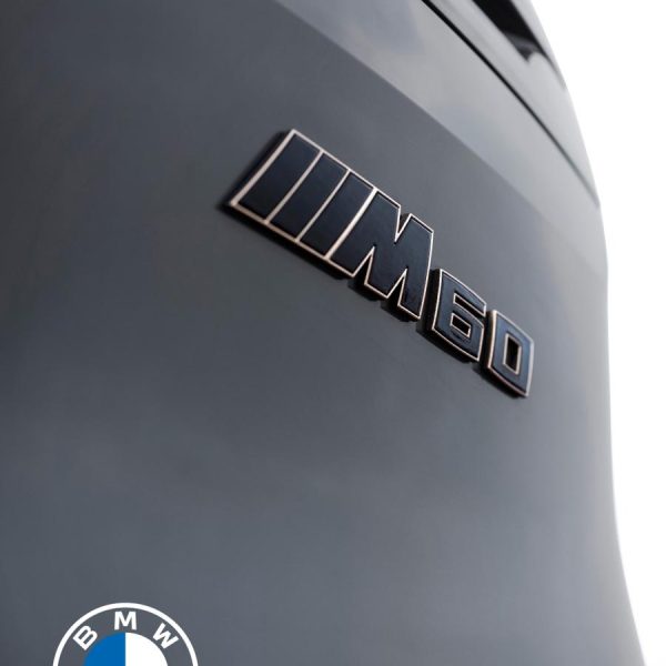 Original BMW I20 iX Black Bronze Emblem M60 Badge Bagasi Belakang