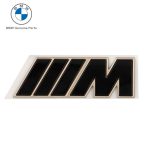 Ori BMW I20 iX M Sport Black Gold Side Fender Badge Emblem Samping