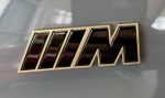 Ori BMW I20 iX M Sport Black Gold Side Fender Badge Emblem Samping - Image 3