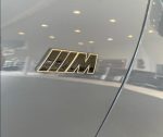 Ori BMW I20 iX M Sport Black Gold Side Fender Badge Emblem Samping - Image 4