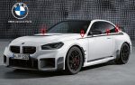 Original BMW G87 M2 M Performance Decal Set Sticker Kap Mesin dan Samping Frozen Black