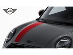 Original MINI F65 F66 F67 JCW Chili Red Stripe Hood Sticker Decals Kap Mesin KANAN