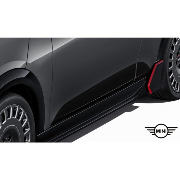 Original MINI F65 F66 F67 JCW Black Stripe Side Sticker Decals Samping Pintu KIRI KANAN SET