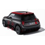 Original MINI F65 F66 F67 JCW Black Stripe Side Sticker Decals Samping Pintu KIRI KANAN SET - Gambar 3