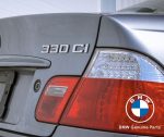 Original BMW E46 330Ci Coupe Badge Emblem Logo Bagasi belakang mobil