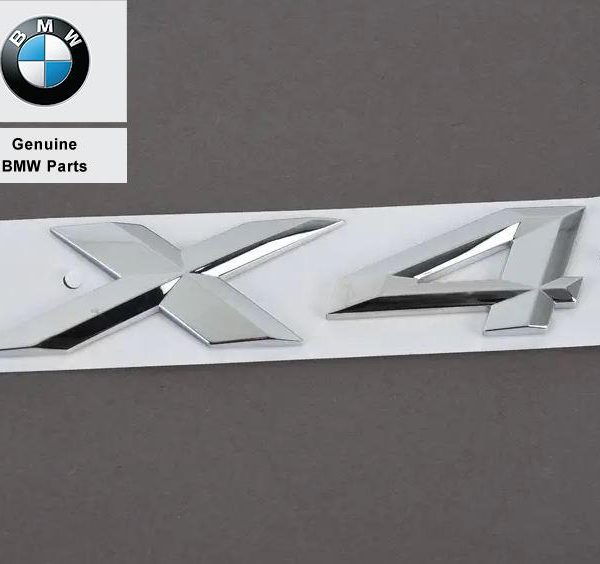 Original BMW F26 X4 Emblem Bagasi belakang mobil