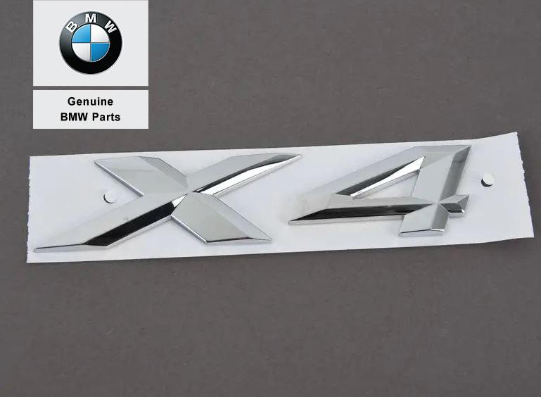 51147339428_A Original BMW F26 X4 Emblem Bagasi belakang mobil - Gambar 1