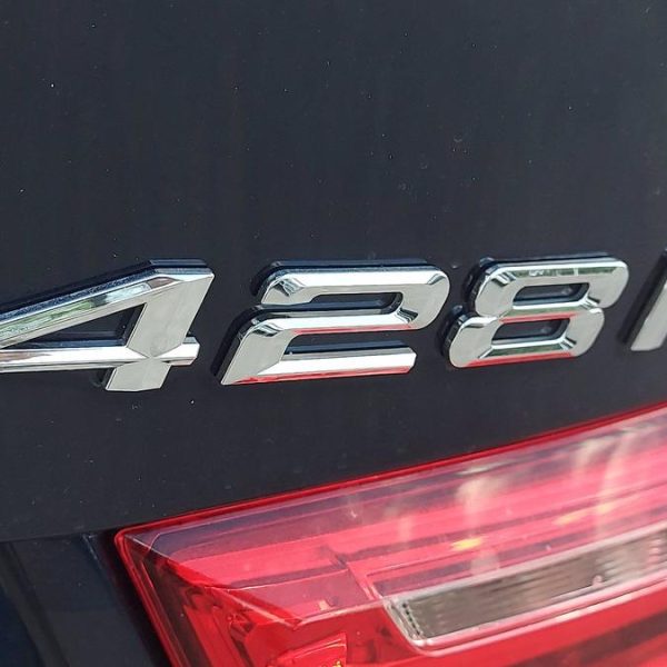 Original BMW F32 F36 428i Badge Emblem Logo Bagasi belakang mobil