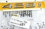 Original BMW F32 F36 428i Badge Emblem Logo Bagasi belakang mobil - Gambar 3