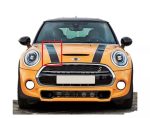 MINI F55 F56 F57 Hood Stripes Strip Sticker Decals Kap Mesin KANAN