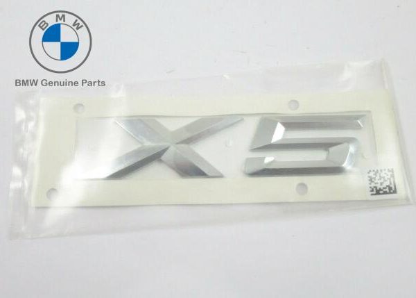 BMW G05 X5 Chrome Badge Emblem Bagasi Belakang 51147424395