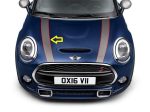 MINI Seven F55 F56 F57 Hood Stripes Strip Sticker Kap Mesin KANAN