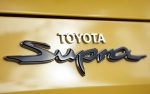 Original Toyota Supra J29 Emblem Bagasi belakang mobil