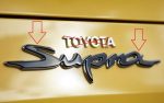 Original Toyota Supra J29 Emblem Bagasi belakang mobil - Gambar 3