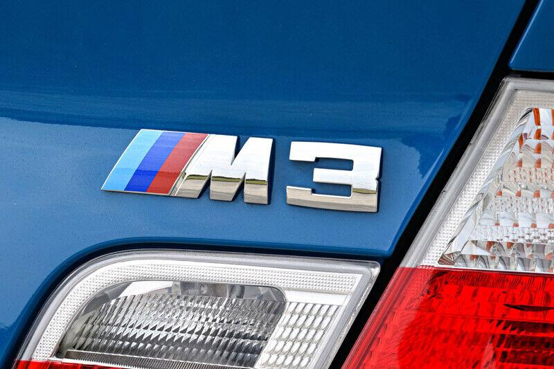51147893655_A Original BMW E46 M3 Chrome Badge Emblem Bagasi belakang mobil - Gambar 1