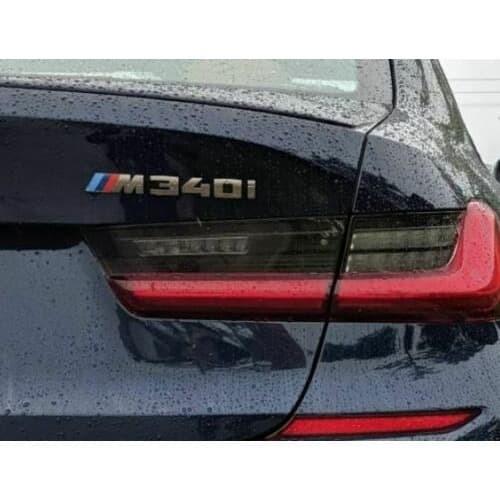 Original BMW G20 M340i Cerium Grey Badge Emblem Bagasi belakang mobil