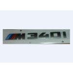 Original BMW G20 M340i Cerium Grey Badge Emblem Bagasi belakang mobil - Gambar 3