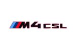 Original BMW G82 G83 M4 CSL Gloss Black Emblem Bagasi belakang mobil - Image 3