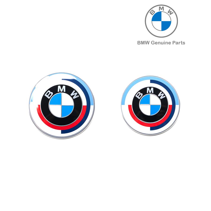 51148087196+194_A Original BMW G81 M3 50 Years M Emblem Logo Depan Belakang SET - Image 1