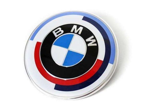 Original BMW G80 M3 50 Years M Emblem Logo Bagasi Belakang