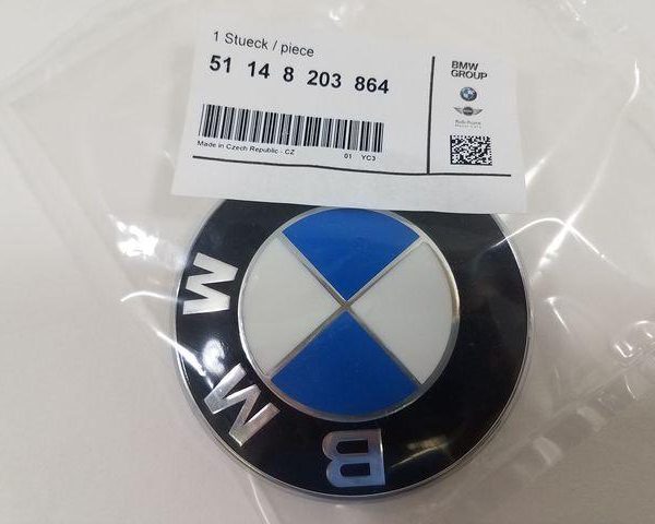 Original BMW E39 Logo Emblem Badge Bagasi Belakang 51148203864