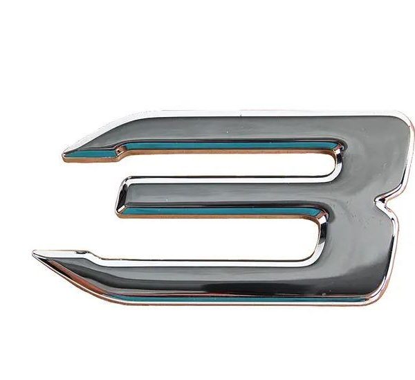 Original BMW Emblem Logo 3 untuk Z3 Badge Bagasi Belakang