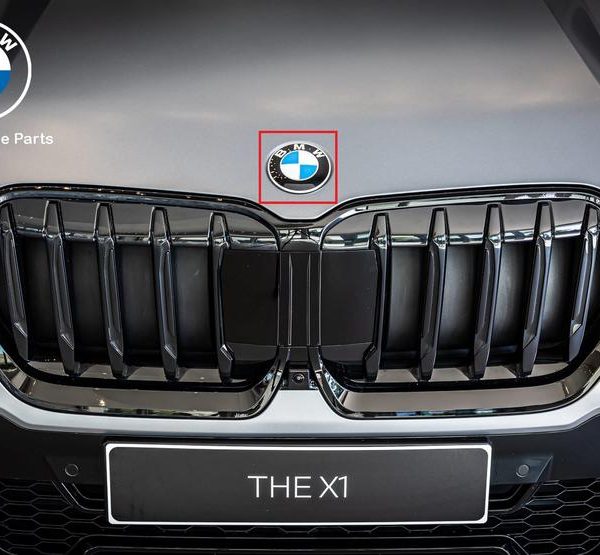 Original BMW G80 M3 G82 G83 M4 Logo Emblem Badge Kap Mesin Depan