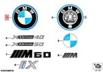 Original BMW I20 iX Logo Emblem Badge Kap Mesin Depan - Image 4