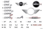 MINI Countryman R60 Paceman R61 Logo Bulat Emblem Bagasi Belakang - Gambar 4