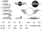 MINI Countryman R60 Paceman R61 Logo Emblem Kap Mesin Depan - Image 5