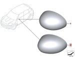 Original MINI R55 R56 R57 R58 R59 R60 R61 Mirror Cap Cover Spion KIRI - Image 5