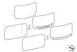 Original BMW E83 X3 Mirror Glass Kaca Spion Heated KIRI 51163404625 - Image 3