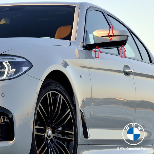 BMW G30 G31 G12 G14 G15 G16 Cover Kaca Spion Bawah Shadowline KIRI