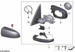 Original BMW E70 X5 E71 X6 Tutup Cover Kaca Spion Mirror Cap KIRI - Image 6